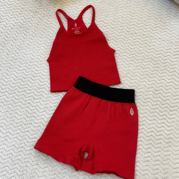 MANY COLOR SETS IN STOCK 🌺free people G/K short set or prajna happines s… - Picture 14 of 16